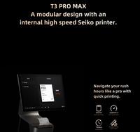 SUNMI T3 PRO MAX Pos Systems Terminal de paiement tout en 1 Android 13 Machine de facturation imprimante intégrée complète caisse enregistreuse