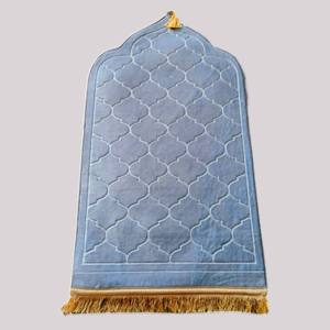 Nuovo Design all'ingrosso antiscivolo caldo di vendita tappeto classico per il Ramadan islamico conciso <span class=keywords><strong>e</strong></span> Vogue Ultra morbido Raschel tappetini da preghiera - Product Image 1