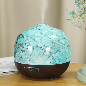 Wood Grain Ultrasonic Aroma Diffuser 0.5L Mini <b>Humidifier</b> With Timer For Home Office Use - Product Image 2