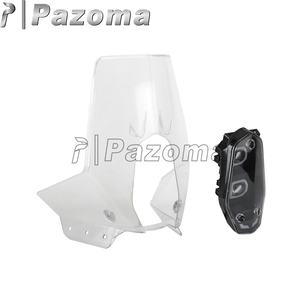 Pare-brise universel et durable pour moto avec phare pour motos d'aventure et d'enduro 450/<span class=keywords><strong>690</strong></span>/701/790/890 - Product Image 2