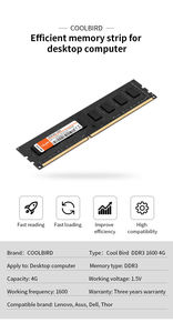 Fungsi ECC memori komputer kantor yang kompatibel, <span class=keywords><strong>DDR3</strong></span> & DDR4 8GB/16GB/32GB untuk tugas kerja harian Laptop kinerja stabil - Product Image 4