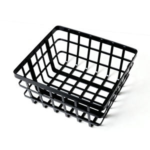 Petit panier de rangement en fer, support de rangement pour articles divers de bureau, panier à fruits, support de rangement multifonctionnel pour salon, cuisine - Product Image 2