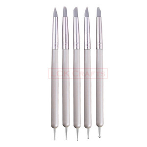 Silicone Đất sét điêu khắc công cụ đất sét mô hình công cụ mềm cao su tip mô hình bút đất sét khắc công cụ thiết lập cho đồ gốm trang trí - Product Image 3