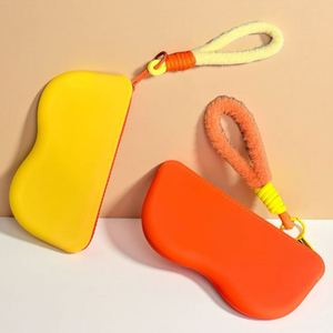 Custom Logo Print Silicone Sunglasses Storage Bag Household <b>Mix</b> Color Thickened Simple Storage <b>Box</b> Coin Storage - Product Image 2