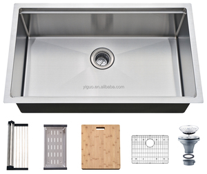 Chậu rửa chén bằng thép không gỉ thủ công, mạ nano màu đen gun metal, sản xuất tại Việt Nam, mã HM3018, có thể tùy chỉnh - Product Image 5