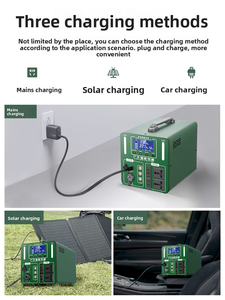 Wholesale High-power Outdoor <strong>Solar</strong> Power Battery 50 DB Low Noise Warranty MPPT Portable Emergency Power Station - Product Image 6