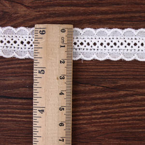 Adorno de algodón <span class=keywords><strong>bordado</strong></span> blanco de Venta caliente de fábrica <span class=keywords><strong>para</strong></span> costura artesanal apliques de boda trenza adorno de encaje hueco - Product Image 3