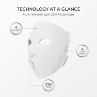 Appareil de soin du visage avancé avec masque en silicone 4D et technologie LED multi-spectre