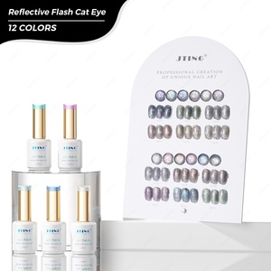 JTING - Esmalte de Uñas en Gel con Efecto Ojo de Gato Reflectante en 12 Colores de Última Tendencia, Esmalte de Uñas en Gel con Efecto Ojo de Gato OEM/ODM, Suministros para Salón de Belleza - Product Image 1