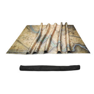 Tapete de <span class=keywords><strong>Juego</strong></span> de Goma Personalizado con Diseño de Terreno de Dibujos Animados para Juegos de Mesa, Tapete de Batalla Grande - Product Image 1