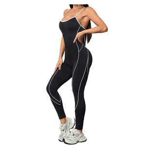 Body Deportivo sin Espalda para Mujer, Spandex/Nylon, Hecho en Taiwán, Transpirable, Elástico, Ajustado, de Una Pieza - Product Image 1