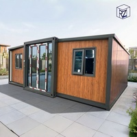 Maison conteneur extensible de 20 pieds avec 2 chambres et salle de bain pour habitation résidentielle, maison préfabriquée durable Ray-Zen