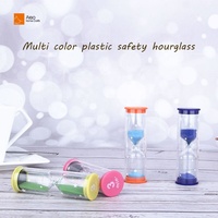 Jam Pasir Plastik Warna-warni Berkualitas Tinggi, Lucu, untuk Anak-anak, 1 Jam 3 Menit, untuk Menyikat Gigi, Souvenir Ulang Tahun, Dekorasi