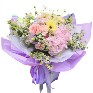 Sáng bóng glossy New Arrival Flower gói giấy không thấm nước chất lượng cao bó hoa Hàn Quốc giấy cho hoa - Product Image 2