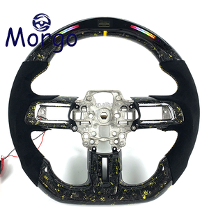 Accessoires pour volant de voiture en fibre de carbone personnalisé Msutang pour S550 GT350 GT500 EcoBoost Mach1, amélioration de l'intérieur - Product Image 1