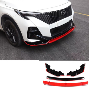 Carbon Fiber Car Front Stoßstange Lippen schutz für Rumpchi Gac GS3 <span class=keywords><strong>Yinsu</strong></span> Emzoom Zubehör Auto Kits Styling - Product Image 5