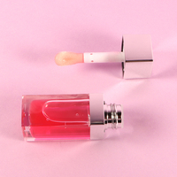 Huile de Soin des Lèvres Végétalienne Bio aux Fruits, 4 Couleurs, Marque Blanche, Gloss Repulpant Multichrome Naturel Hydratant Liquide
