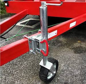 <span class=keywords><strong>Roue</strong></span> de manœuvre pivotante ERA de 10 pouces en zinc plaqué avec pneu en caoutchouc massif pour remorque de <span class=keywords><strong>caravane</strong></span>, bateau ou utilitaire australien - Product Image 6