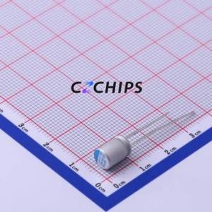 Condensador Sólido ORZ181M1CBK-0608, Componente de Orificio Pasante (THT), D6.3xL8mm 180uF 20% 16V 4.68A100kHz - Product Image 1