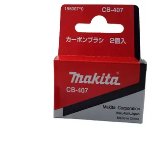 195007-0 OEM chính hãng makitas Carbon Brush Set CB-407 HP2050 hr2475 js8000 bo5030