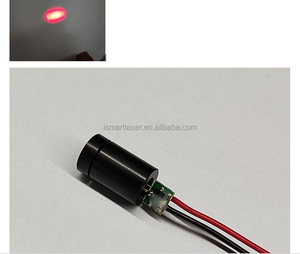 Module de diode laser à points elliptiques rouges <100mW, haute puissance, mise au point réglable avec niveau laser de positionnement industriel rotatif - Product Image 5