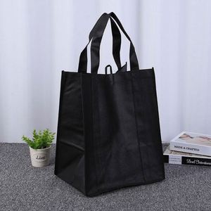 Convenient Custom Logo Non-Woven Whole Red Wine Box Shopping Bag Reusable and Firm Thickened for Outdoor Picnics - Product Image 6