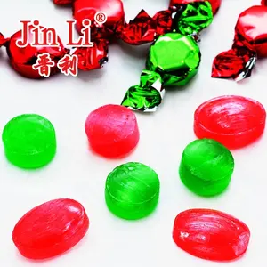 Chinese confectioneries trade single color twist wrapper candy halal sweets wholesale