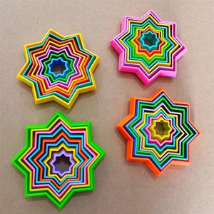 Nuovo Design Decorazione Stella Cadente Gioco Educativo Sensoriale a Otto Quadrati Giocattolo Antistress Cerchio Magico Puzzle Stella Magica 3D - Product Image 6