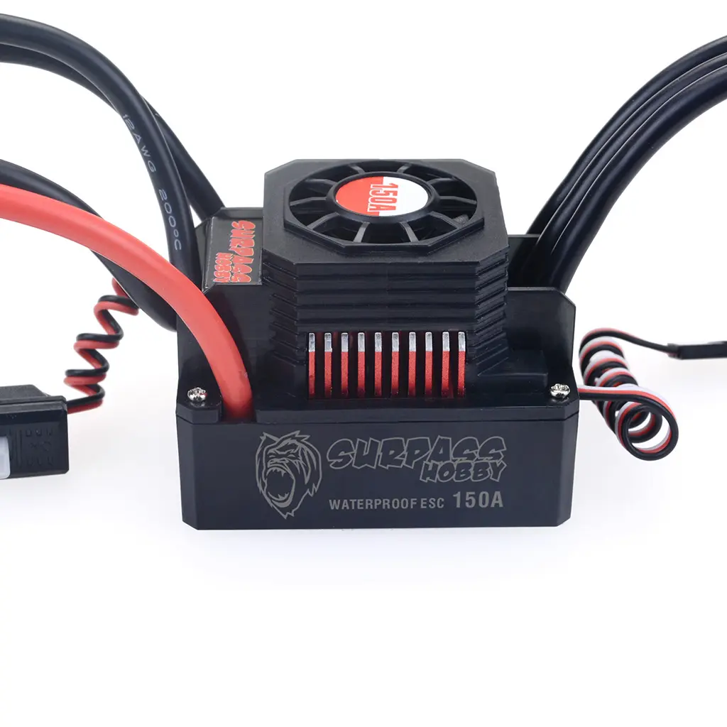 SURPASSHOBBY Imperméable System150A ESC Régulateur de Vitesse Électrique pour RC 1/8 RC Voiture