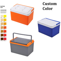 Glacière de camping moderne 5L en PP personnalisable avec isolation pour usage extérieur et petite table intégrée pour voiture