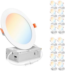 Lámpara LED Comercial Empotrada en el Techo, Iluminación Interior sin Marco, Alimentación por CA, Regulable, Aluminio Negro, Blanco Neutro 4100K - Product Image 2