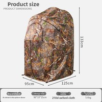 Carpa Plegable de Camuflaje Biónico para Observación de Aves, Montaje Rápido, para las Cuatro Estaciones, para Caza