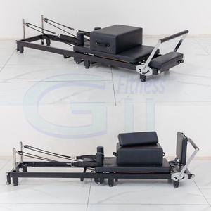 Machine de Reformer Pliante en Acier Portable et Facilement Transportable avec Plateforme de Saut, Capacité 180 kg, Écologique - Product Image 5