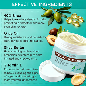 <span class=keywords><strong>Crema</strong></span> Reparadora para Pies OEM con Extracto de Plantas y Vitamina E, Hidratante y Eficaz Contra la Piel Seca - Product Image 6
