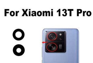 Obiettivo della fotocamera posteriore per <span class=keywords><strong>Xiaomi</strong></span> 13T 13T Pro <span class=keywords><strong>5G</strong></span> posteriore della fotocamera posteriore <span class=keywords><strong>Cover</strong></span> posteriore in vetro con telaio - Product Image 6