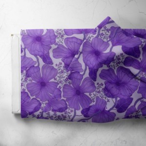 Tessuto Leggero in Cotone Cardato con Stampa Digitale Floreale Personalizzata London, Popeline <span class=keywords><strong>100</strong></span>% Cotone Traspirante per Abbigliamento Bambini e Bambine - Product Image 5