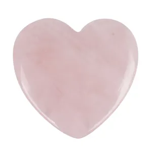 क्वार्ट्ज क्रिस्टल थोक प्राकृतिक दिल के आकार मिनी आभा गुलाब घर सजावट फैशनेबल यूरोप फेंग शुई गुलाबी पॉलिश Yase477-12