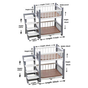 Nieuwe Aanpasbare Milieuvriendelijke Houten Kat Bed Buitenvilla Dierenwinkel Luxe Huisdier Kennel Premium Kattenhuis - Product Image 3