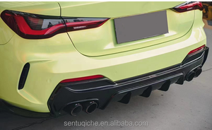 Vente flash - Kit carrosserie en fibre de carbone G22 G23 425i 430I pour BMW - Spoiler avant et diffuseur arrière en fibre de carbone - Product Image 4