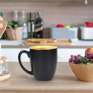 Taza de Café de Cerámica Decorativa al por Mayor con Asa de Corazón, Impresión por Sublimación, Apta para Microondas, Ecológica, 11oz, para Fiestas - Product Image 3