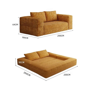 Canapé-<span class=keywords><strong>lit</strong></span> convertible multifonctionnel pliable sous vide, meuble <span class=keywords><strong>de</strong></span> salon portable et peu encombrant pour appartement - Product Image 3