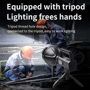 Có thể sạc lại công suất cao <span class=keywords><strong>Led</strong></span> đèn pin siêu dài chiếu sáng khoảng cách đèn tìm kiếm ánh mạnh mẽ đèn lồng ngọn đuốc - Product Image 3