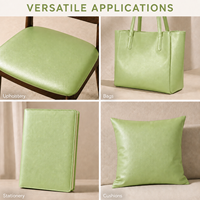 Tissu en cuir PVC gaufré imperméable avec support non tissé pour sacs, chaussures, meubles, matière simili cuir