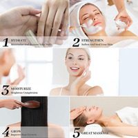 Label privé huile multi-usage 100% Pure Organic Natural Petal Nail Body Hair avec pétales