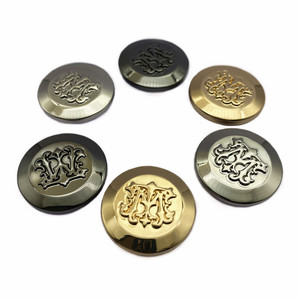 Bottoni in Metallo Dorato e Argento con Motivi Decorativi Antichi da 9MM, 10MM, 12MM, 14MM, 15MM per Jeans - Product Image 5