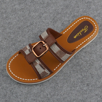 Tendance Mode : Sandales d'extérieur en PVC imprimé, légères, élastiques, imperméables et respirantes, à bout ouvert, pour l'été, l'automne et le printemps