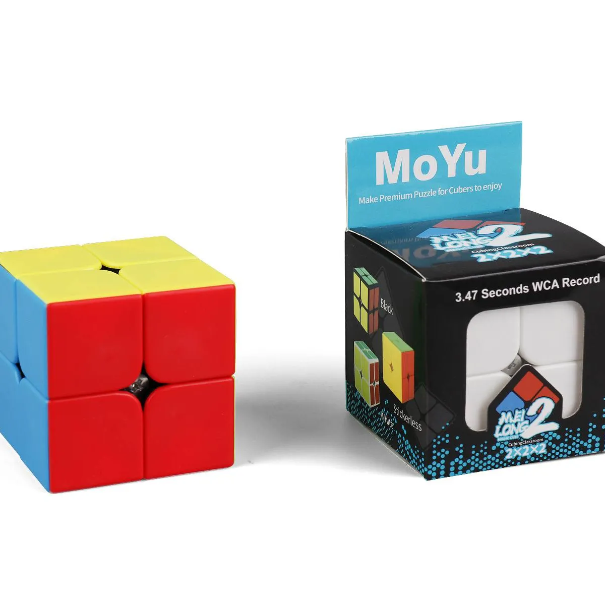 MOYU cube Meilong 2x2x2 ABS plastic magic cube for educational