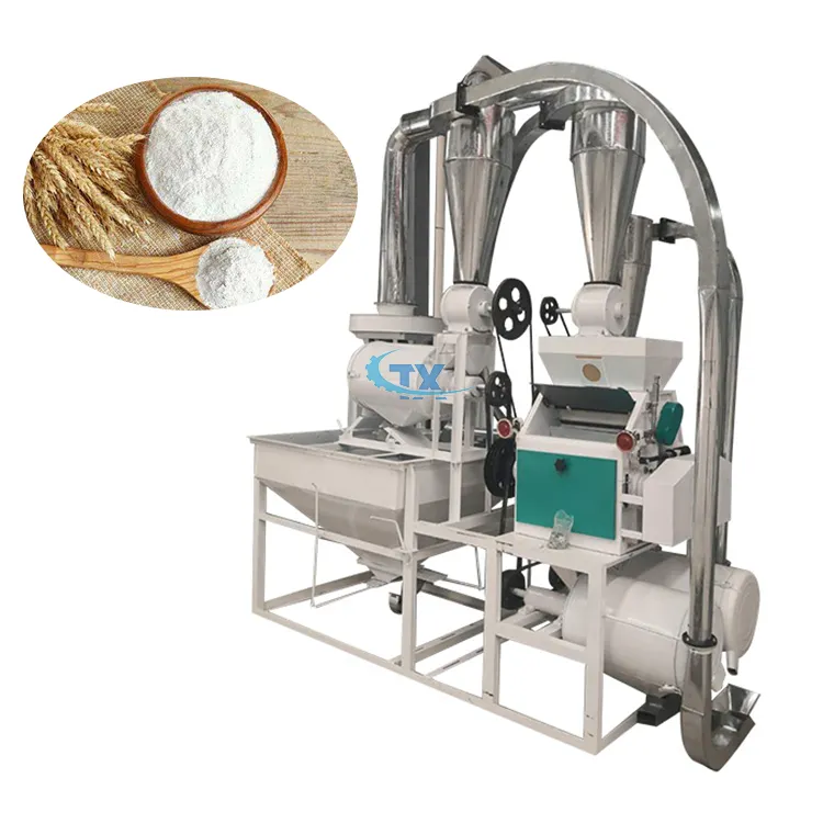 베스트 셀러 5TPD 밀 밀가루 밀링 머신 소기업을위한 밀가루 밀 기계