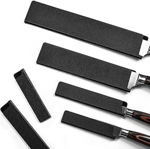 Universal Knife Blade Edge Guards BPA Free ABS Plastic Non-Scratch Felt Lining Covers Sheath Kitchen Accessories Vulcanus