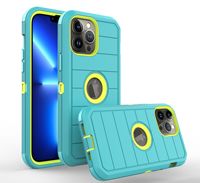 Coque de téléphone Defender Holster pour iPhone 15 Pro Max 14 13 Clip de ceinture robuste en TPU robuste couverture arrière pour iPhone 12 11 Pro Max